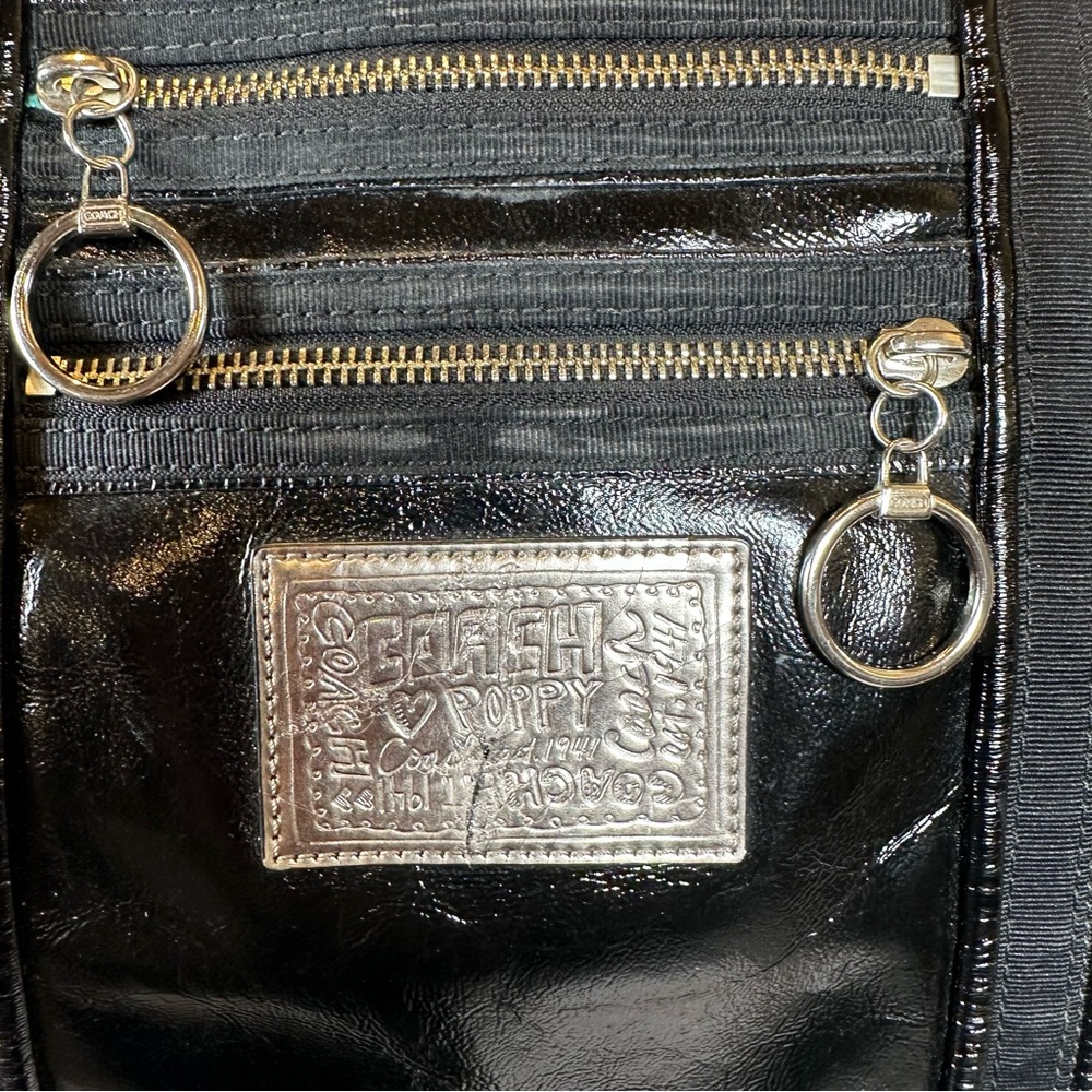 COACH Poppy Signature Glam Tote - Picture 12 of 15